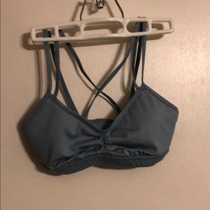 Stone blue sports bra size S